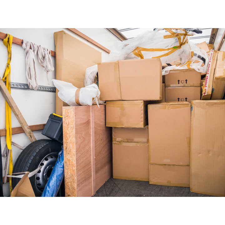 Well organised removals van